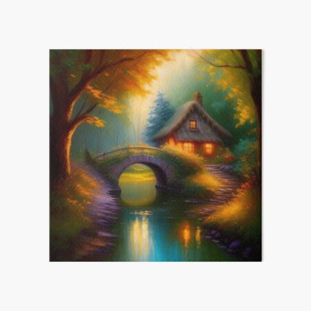 Item preview, Fairytale cottage in forest designed and sold by osiantis.