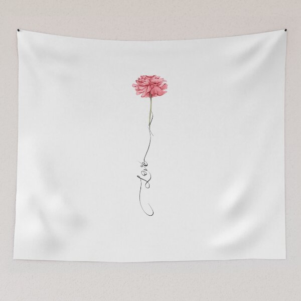Item preview, carnation love designed and sold by calligraphysto.