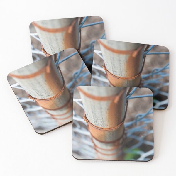 Item preview, Poste oxidado y valla de cerca designed and sold by DavidMay.