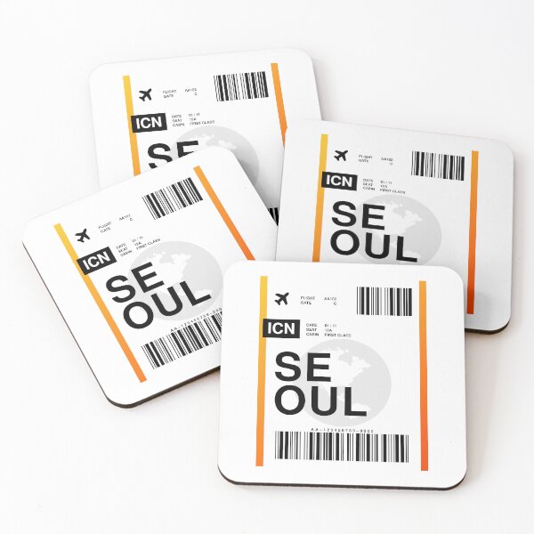 Item preview, Seoul Boarding Pass designed and sold by RabbitK.