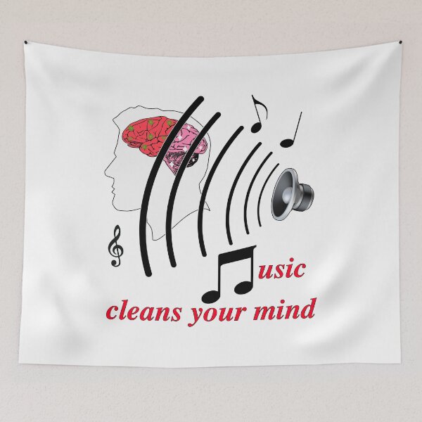 Item preview, Music cleans your mind designed and sold by Ben3842.