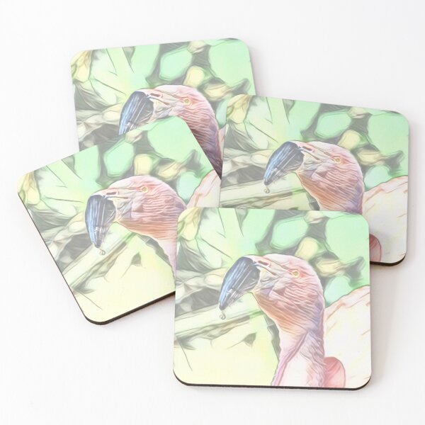 Item preview, Flamingo Head In Fine Detail designed and sold by Fearless-Fox.