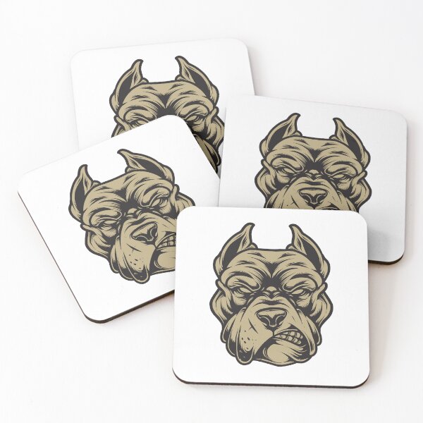 Item preview, Pitbull head, pitbull dog head, angry pitbull head designed and sold by GreyStanzione1.