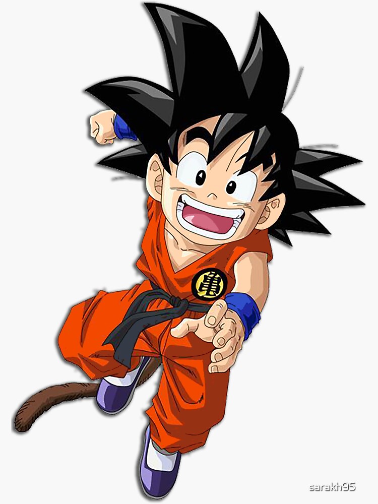 Kid Goku Sticker for Sale by sarakh95