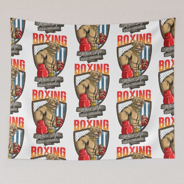 Item preview, pitbull boxing, muscle pitbull boxing, muscle dog boxing designed and sold by GreyStanzione1.