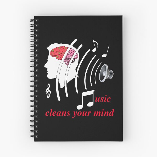 Item preview, Music cleans your mind WHITE NOTES designed and sold by Ben3842.