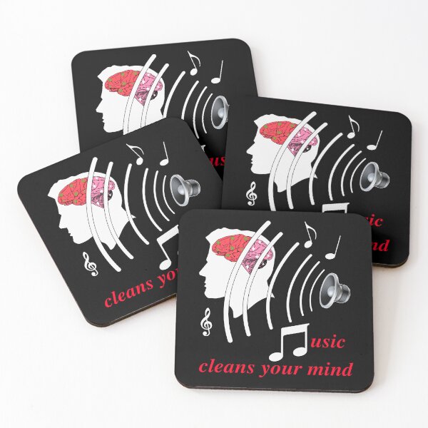 Item preview, Music cleans your mind WHITE NOTES designed and sold by Ben3842.