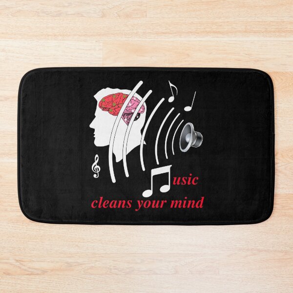 Item preview, Music cleans your mind WHITE NOTES designed and sold by Ben3842.
