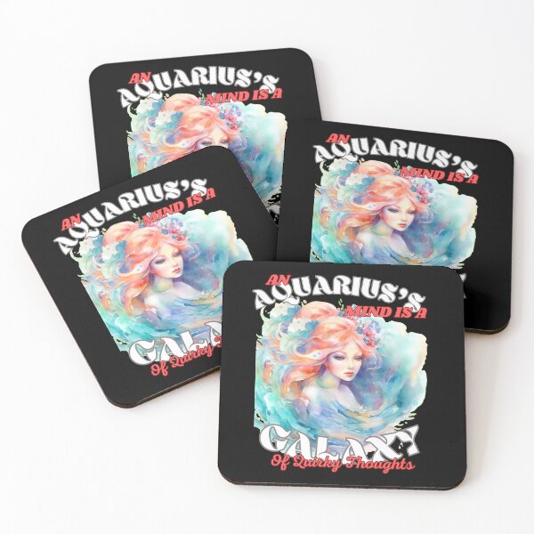 Item preview, An Aquarius's Mind Is A Galaxy Of Quirky Thoughts designed and sold by ZodiacWonders.