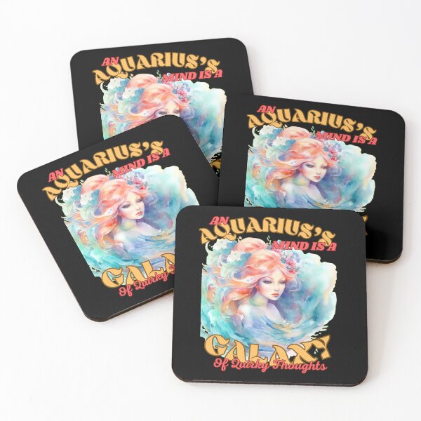 Item preview, An Aquarius's Mind Is A Galaxy Of Quirky Thoughts. aquarius sign designed and sold by ZodiacWonders.