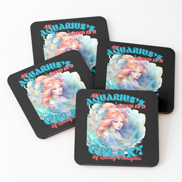 Item preview, An Aquarius's Mind Is A Galaxy Of Quirky Thoughts. aquarius february designed and sold by ZodiacWonders.