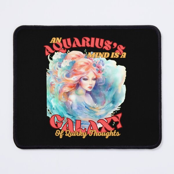 Item preview, An Aquarius's Mind Is A Galaxy Of Quirky Thoughts. aquarius birthday designed and sold by ZodiacWonders.