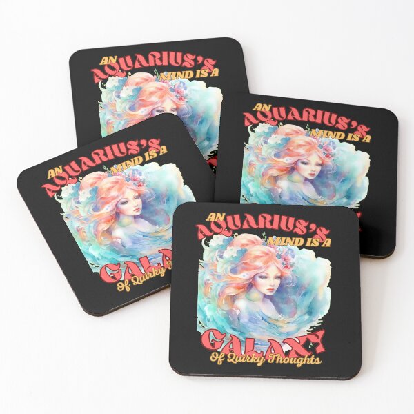 Item preview, An Aquarius's Mind Is A Galaxy Of Quirky Thoughts. aquarius birthday designed and sold by ZodiacWonders.