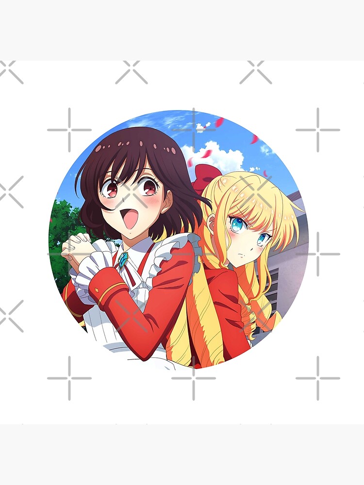 Rei x Claire, Watashi no Oshi wa Akuyaku Reijou, Yuri Anime, I'm In Love  with The Villainess Wataoshi Sticker for Sale by Everyday Inspiration