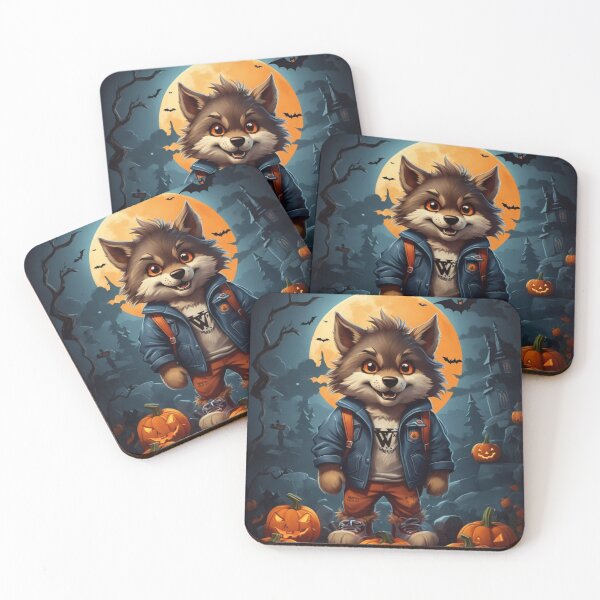 Item preview, Cartoony Halloween Werewolf #4 designed and sold by Exilyos-Arts.
