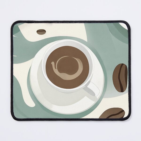 Item preview, Morning coffee lover pattern designed and sold by Boru-Atisuto.