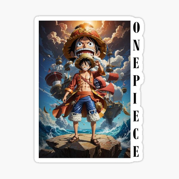 bad ass Luffy Sticker for Sale by Mr H