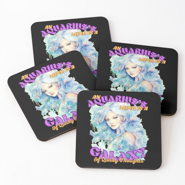 Item preview, An Aquarius's Mind Is A Galaxy Of Quirky Thoughts. aquarius horoscope designed and sold by ZodiacWonders.