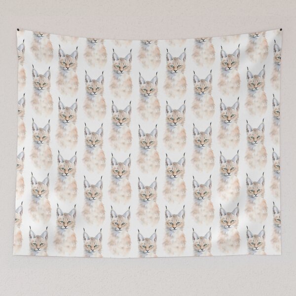 Item preview, Whispering Shadows: Embracing the Enigmatic Beauty of the Lynx designed and sold by qoodesignstudio.