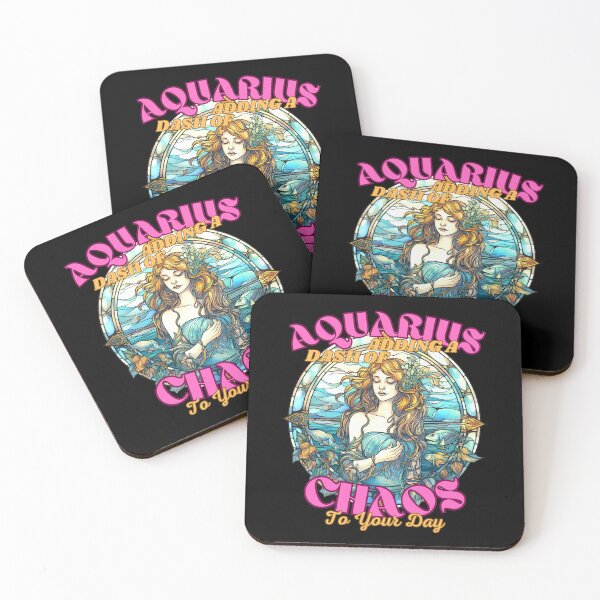 Item preview, Aquarius: Adding A Dash Of Chaos To Your Day. Aquarius moon designed and sold by ZodiacWonders.