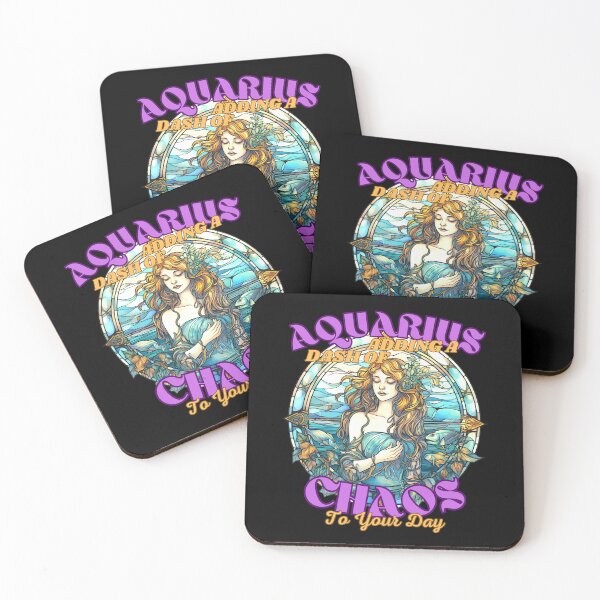 Item preview, Aquarius: Adding A Dash Of Chaos To Your Day. aquarius facts designed and sold by ZodiacWonders.
