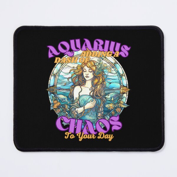 Item preview, Aquarius: Adding A Dash Of Chaos To Your Day. aquarius facts designed and sold by ZodiacWonders.