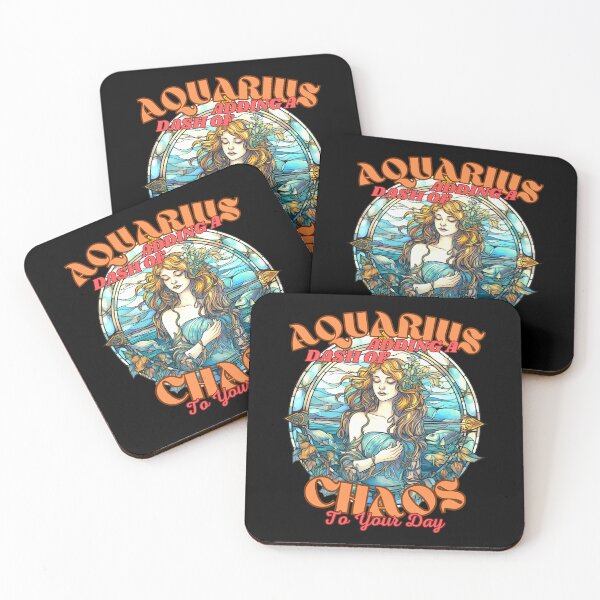 Item preview, Aquarius: Adding A Dash Of Chaos To Your Day. aquarius horoscope designed and sold by ZodiacWonders.