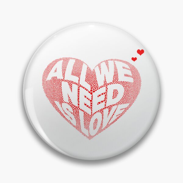Item preview, Words of Warmth: All You Need is Love Tees designed and sold by Thinglish Lifestyle.
