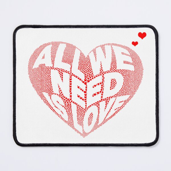Item preview, Words of Warmth: All You Need is Love Tees designed and sold by Thinglish Lifestyle.