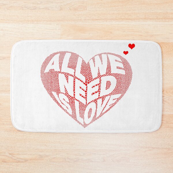 Item preview, Words of Warmth: All You Need is Love Tees designed and sold by Thinglish Lifestyle.
