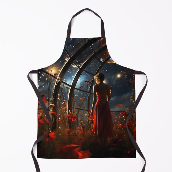 Item preview, Red Dress in Cosmic Greenhouse designed and sold by oilidesing.