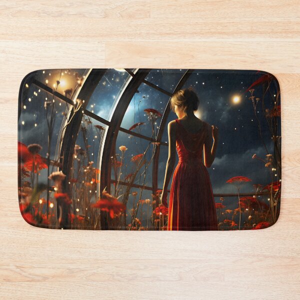 Item preview, Red Dress in Cosmic Greenhouse designed and sold by oilidesing.