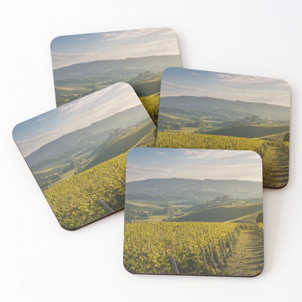 Item preview, Langhe vineyards and Grinzane Cavour castle. Piedmont, Italy designed and sold by Stefano Orazzini.