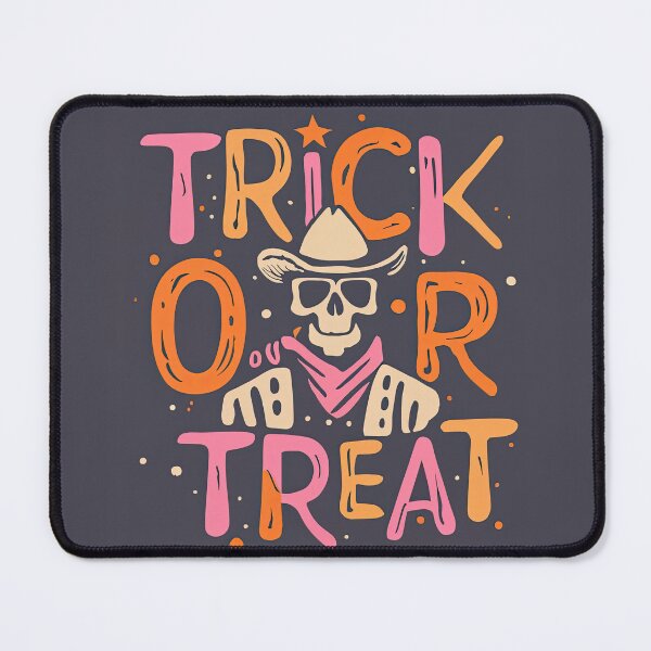 Item preview, Halloween Cowboy Skeleton: Trick or Treat Partner designed and sold by ZedOhEe.