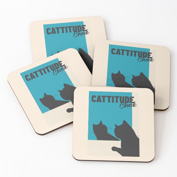 Item preview, Cattitude check designed and sold by nataliavazquez.