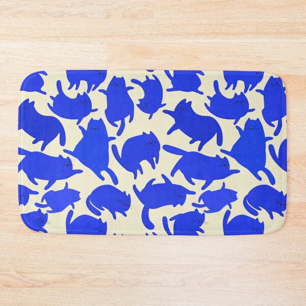Item preview, Blue Cats Pattern designed and sold by ShowMeMars.