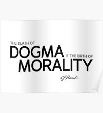 dogma, morality - immanuel kant Poster