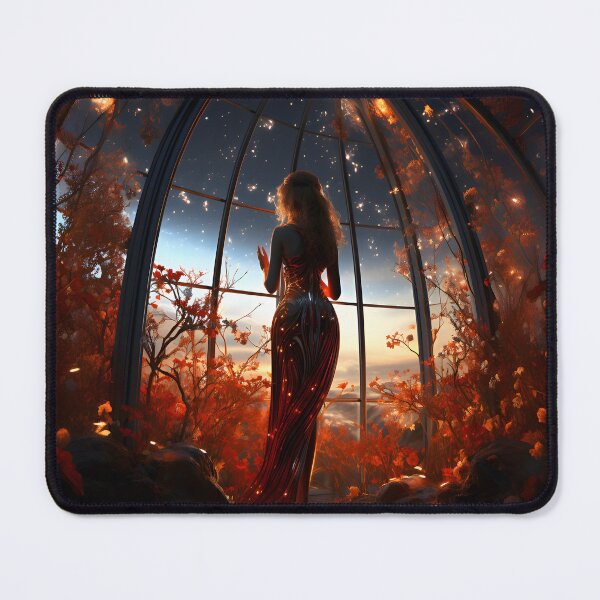 Item preview, Woman in glass greenhouse designed and sold by oilidesing.