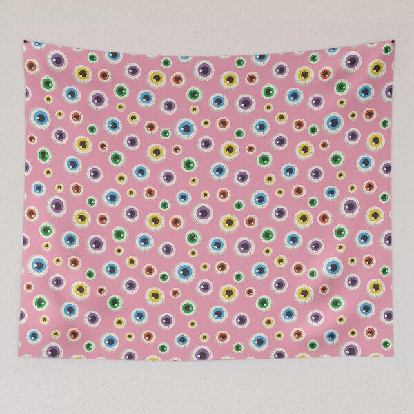 Item preview, Halloween Spooky Eyeballs Pink designed and sold by susycosta.