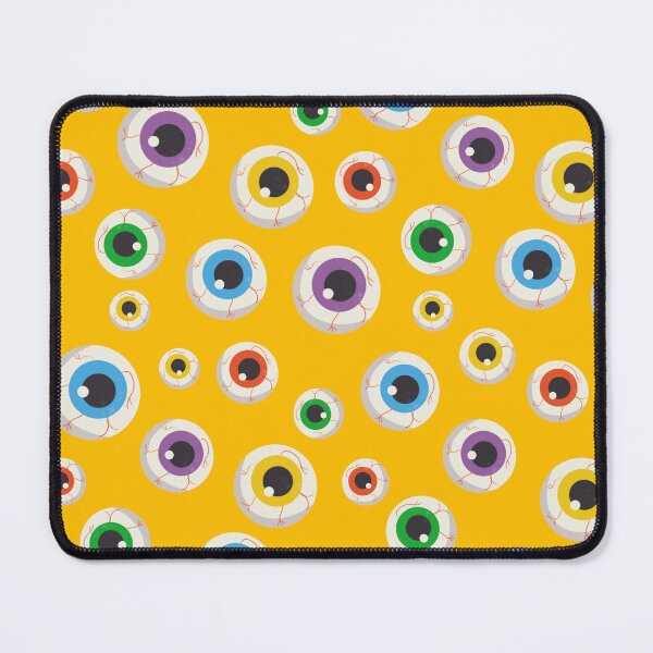 Item preview, Halloween Spooky Eyeballs Yellow designed and sold by susycosta.