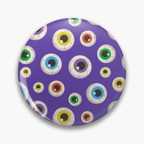 Item preview, Halloween Spooky Eyeballs Purple Lilac designed and sold by susycosta.