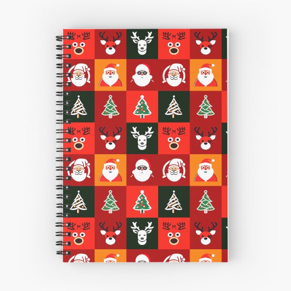 Artikelvorschau, Feiertagsmuster mit Weihnachtsmännern, Weihnachtsbäumen und Rentieren entworfen und verkauft von GInnovators.