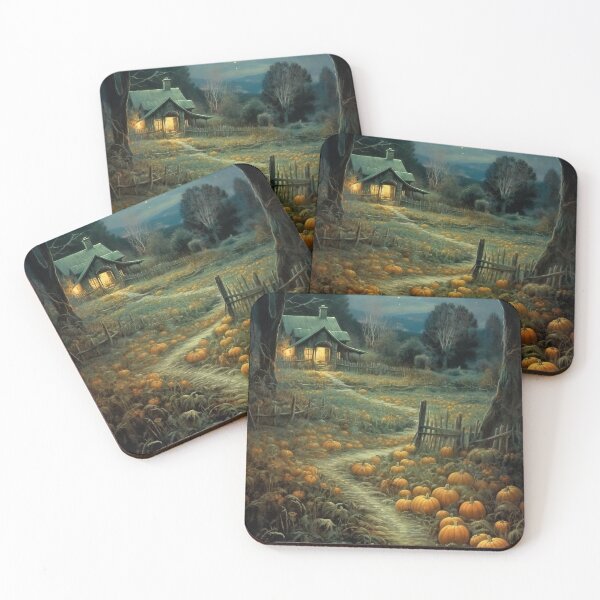 Item preview, Pumpkin Patch Pathway - Halloween Art designed and sold by SlayerOfKings.