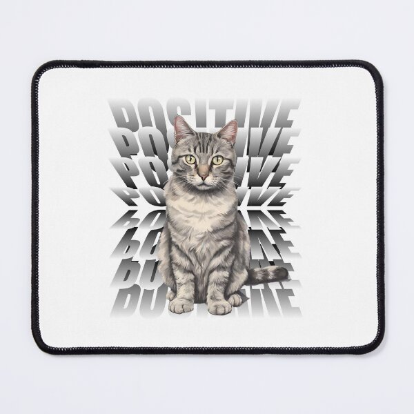 Item preview, Positive thinking cat designed and sold by Sandeeday.