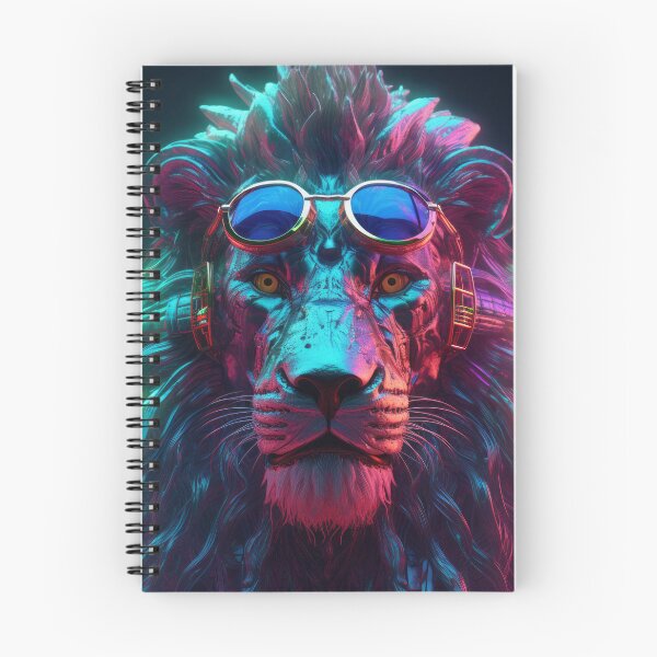 Item preview, Nautical Neon Lion designed and sold by Whimsicalhub.
