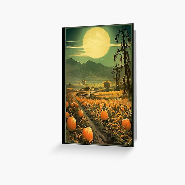 Item preview, Moonrise in the Valley- Halloween Art designed and sold by SlayerOfKings.