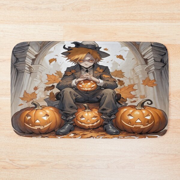 Item preview, Artistic pumpkin lantern with autumnal ornaments designed and sold by FotoworldEdel.