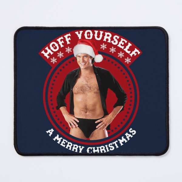 Item preview, David Hasselhoff Merry christmas designed and sold by warshipologiste.