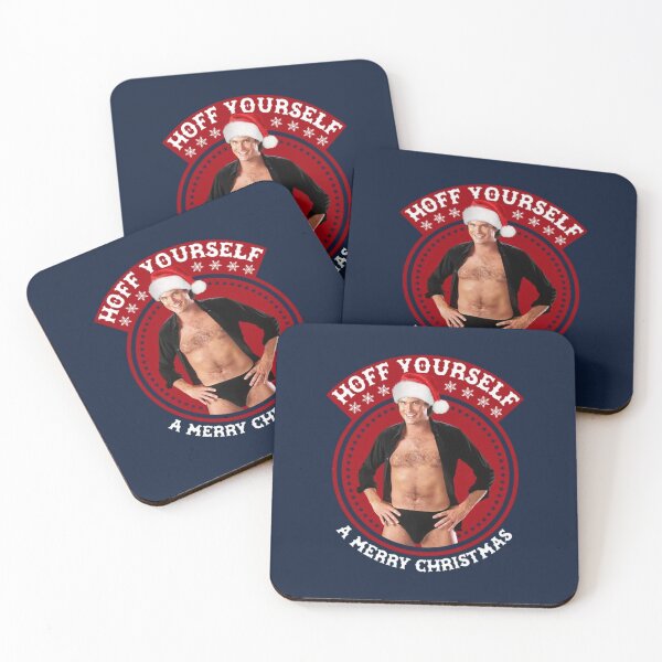 Item preview, David Hasselhoff Merry christmas designed and sold by warshipologiste.