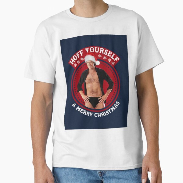 Item preview, David Hasselhoff Merry christmas designed and sold by warshipologiste.
